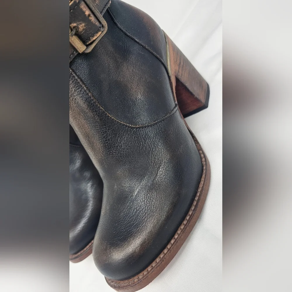 Freebird Women's Holland Distressed Brown Western Round Toe Tall Boots Size 8 - Picture 2 of 16